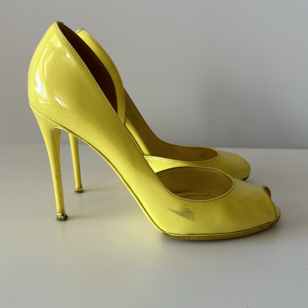 AUTHENTIC Dolce&Gabbana Peeptoe Stiletto Size EU37/US7 - Picture 5 of 14